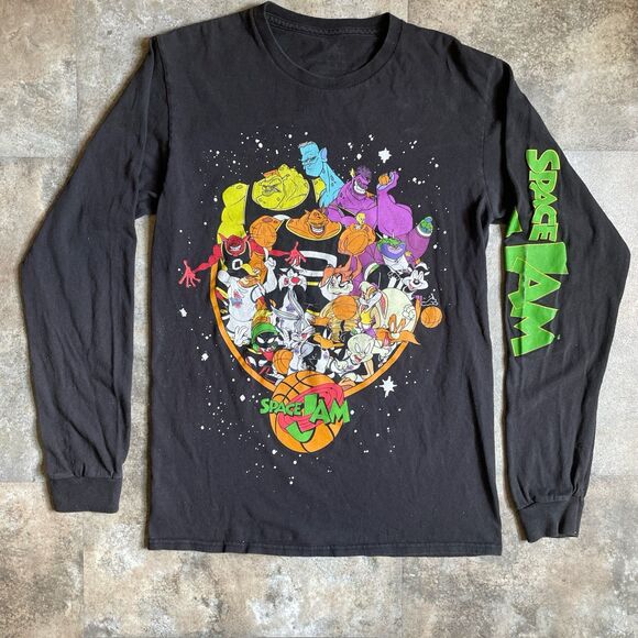 space jam longsleeve vintage crewneck womens size small - Picture 1 of 9